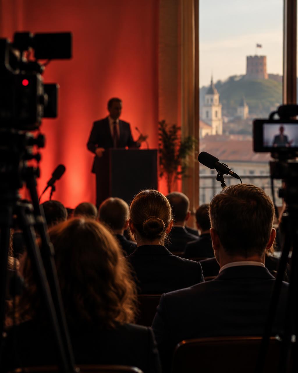 Spaudos konferencija Vilniuje